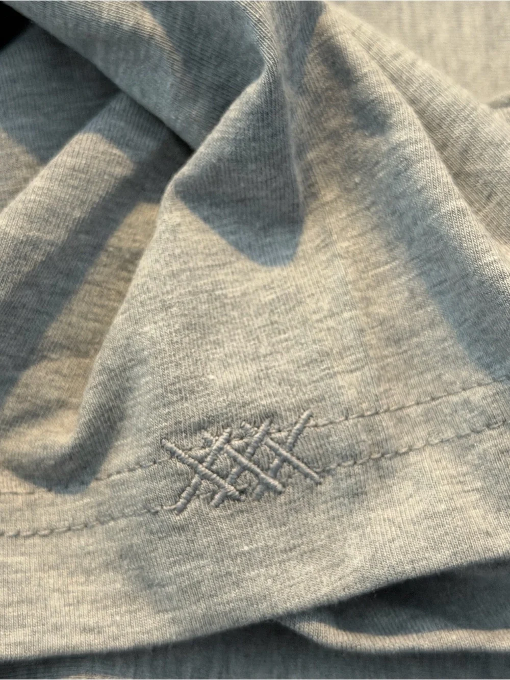 RHONE Men’s Crew Neck T-Shirt in Light Gray